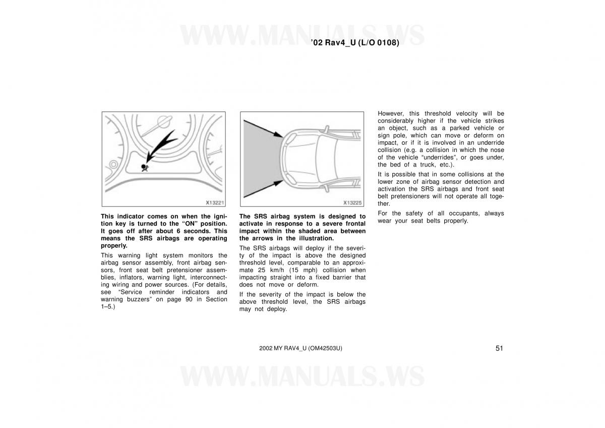 Toyota RAV4 II 2 owners manual / page 51