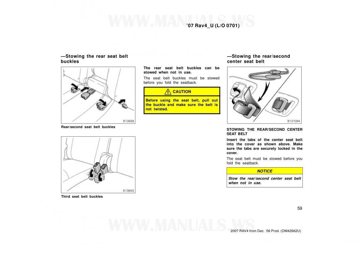 Toyota RAV4 III 3 owners manual / page 59