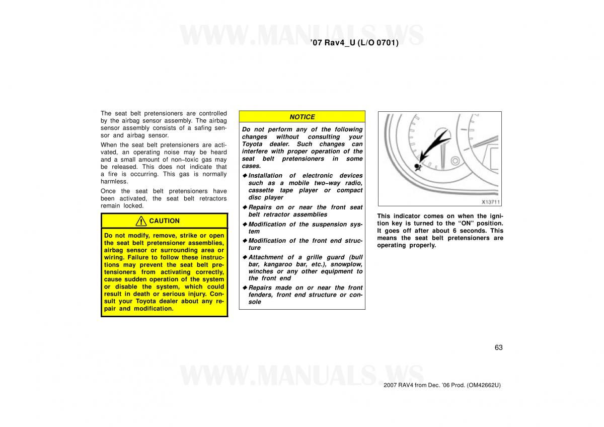 Toyota RAV4 III 3 owners manual / page 63