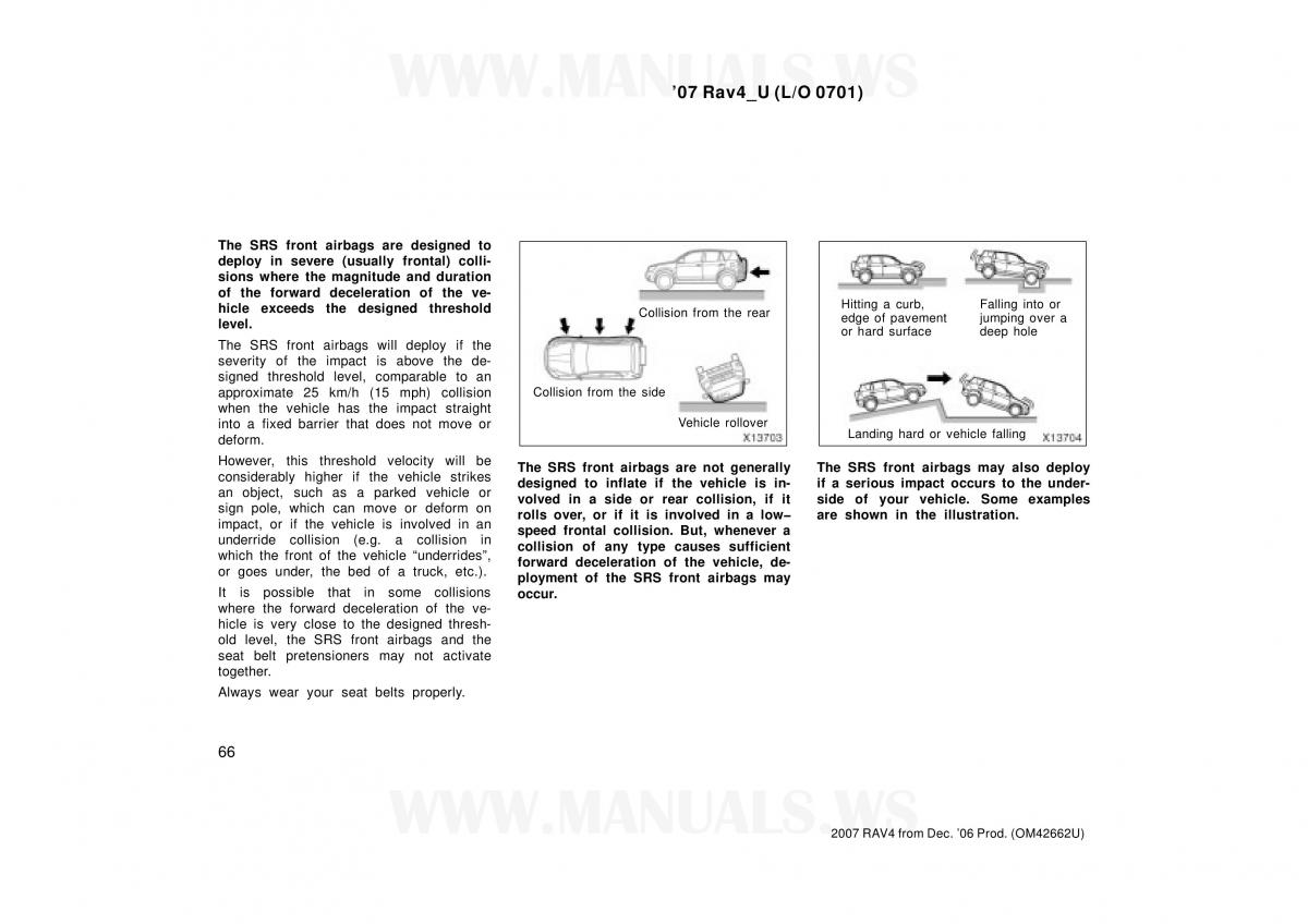 Toyota RAV4 III 3 owners manual / page 66