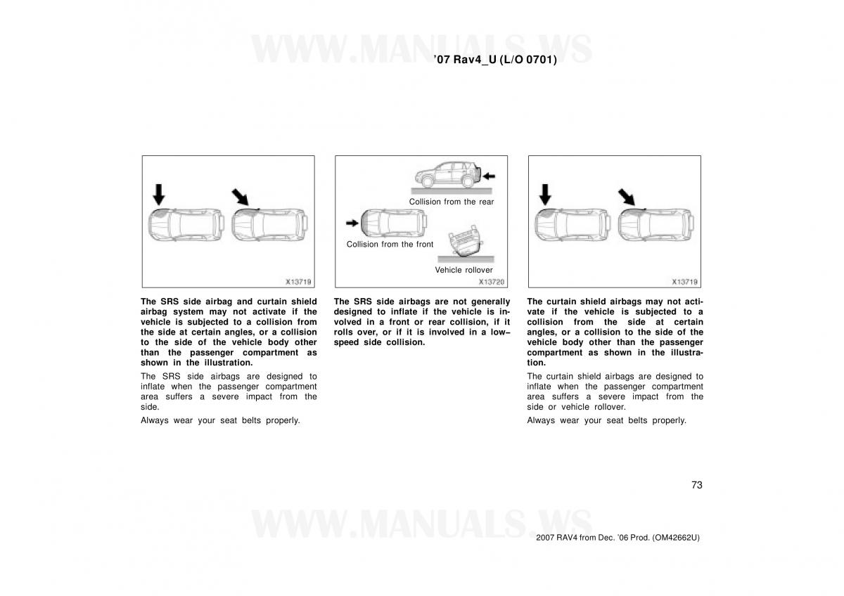 Toyota RAV4 III 3 owners manual / page 73