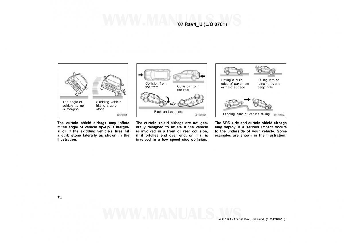 Toyota RAV4 III 3 owners manual / page 74