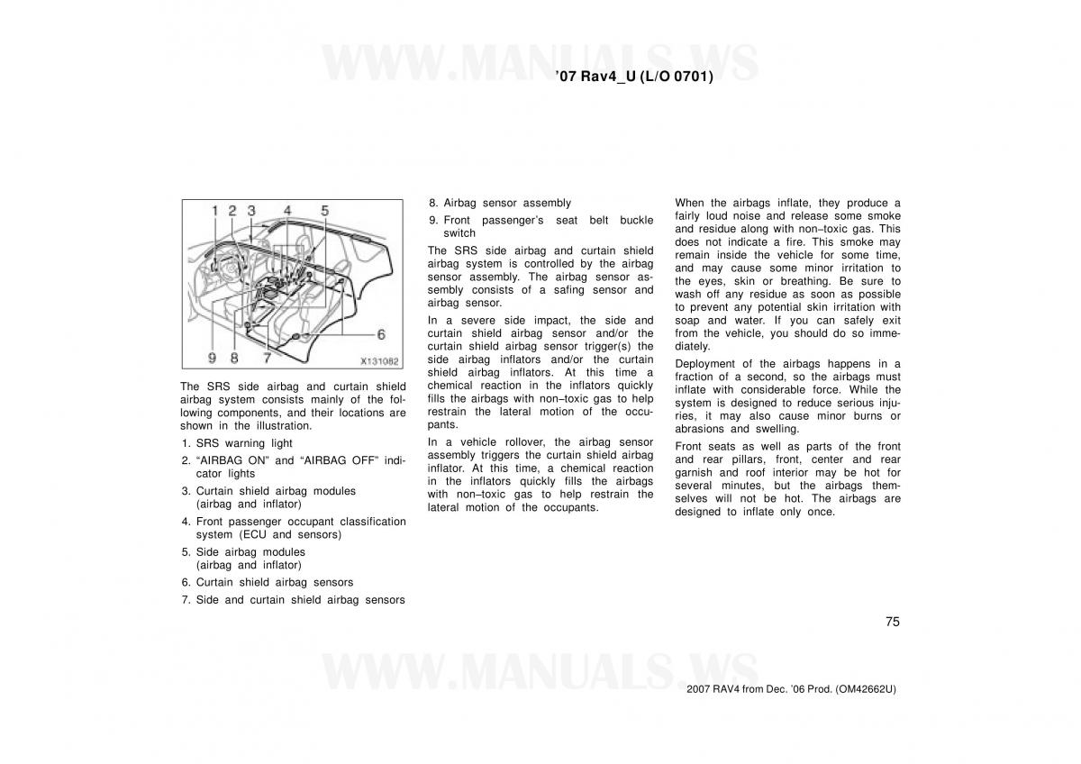 Toyota RAV4 III 3 owners manual / page 75