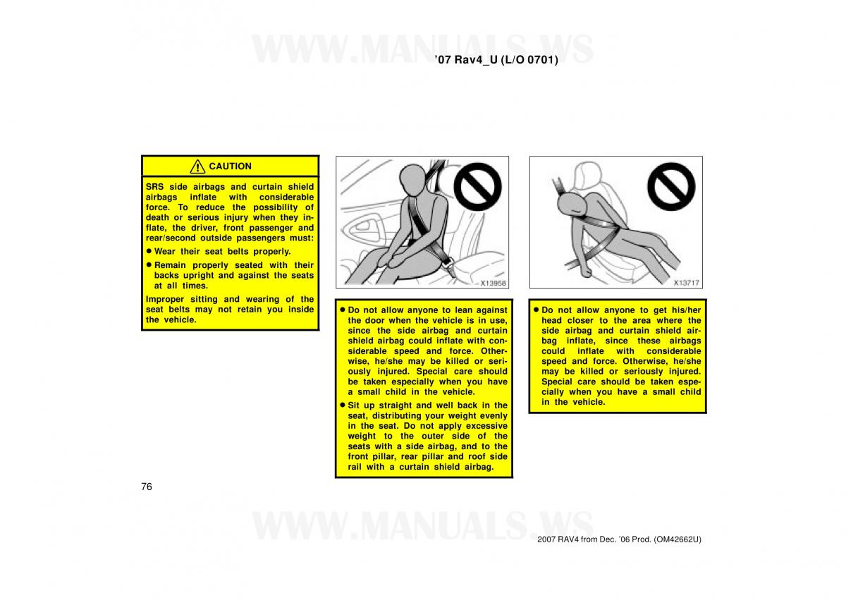 Toyota RAV4 III 3 owners manual / page 76