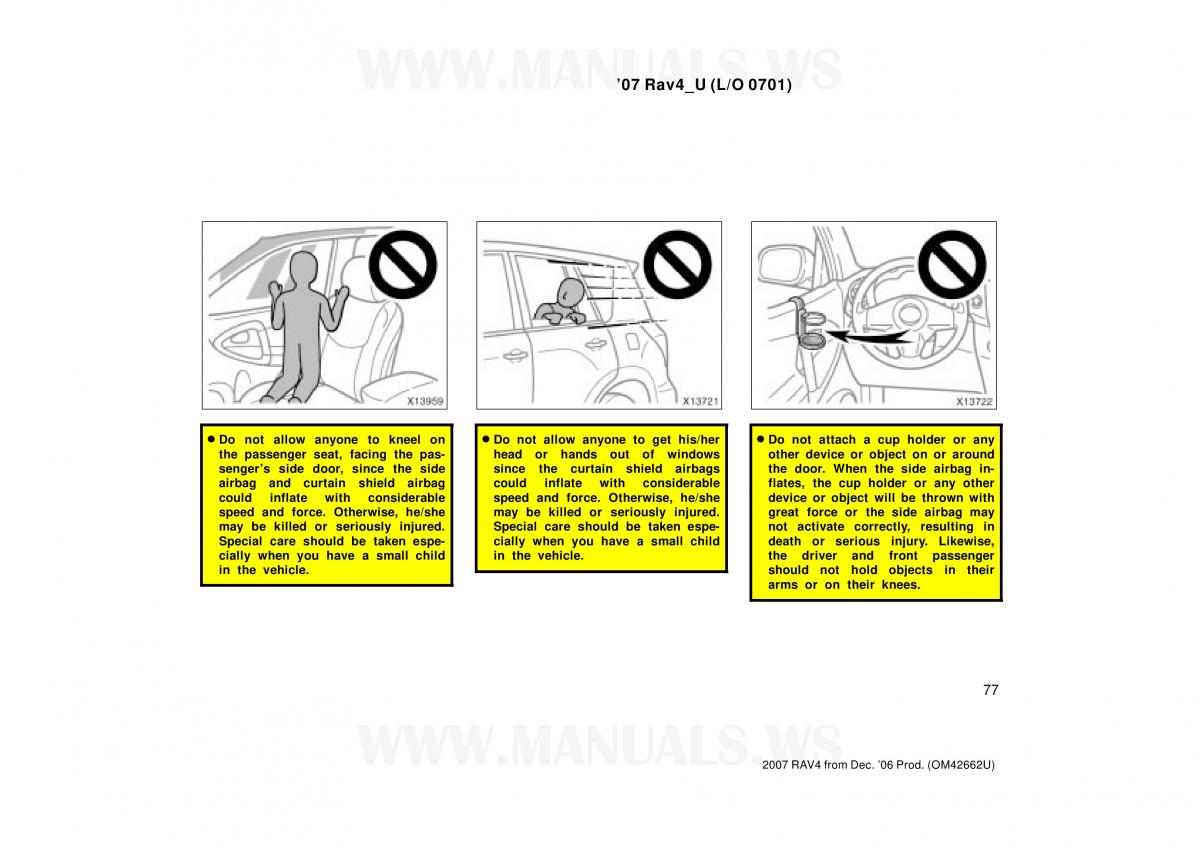 Toyota RAV4 III 3 owners manual / page 77