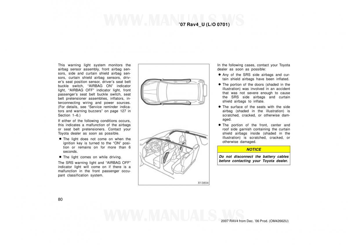 Toyota RAV4 III 3 owners manual / page 80