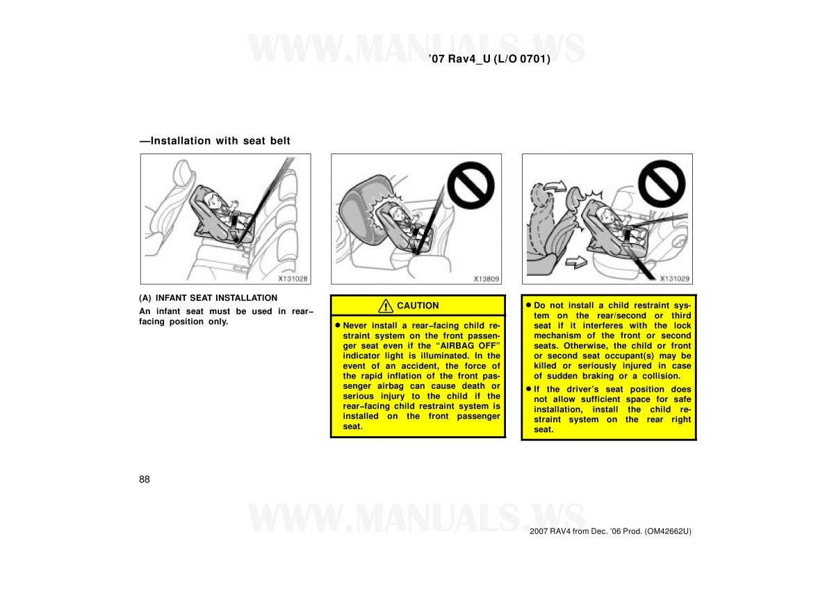 Toyota RAV4 III 3 owners manual / page 88