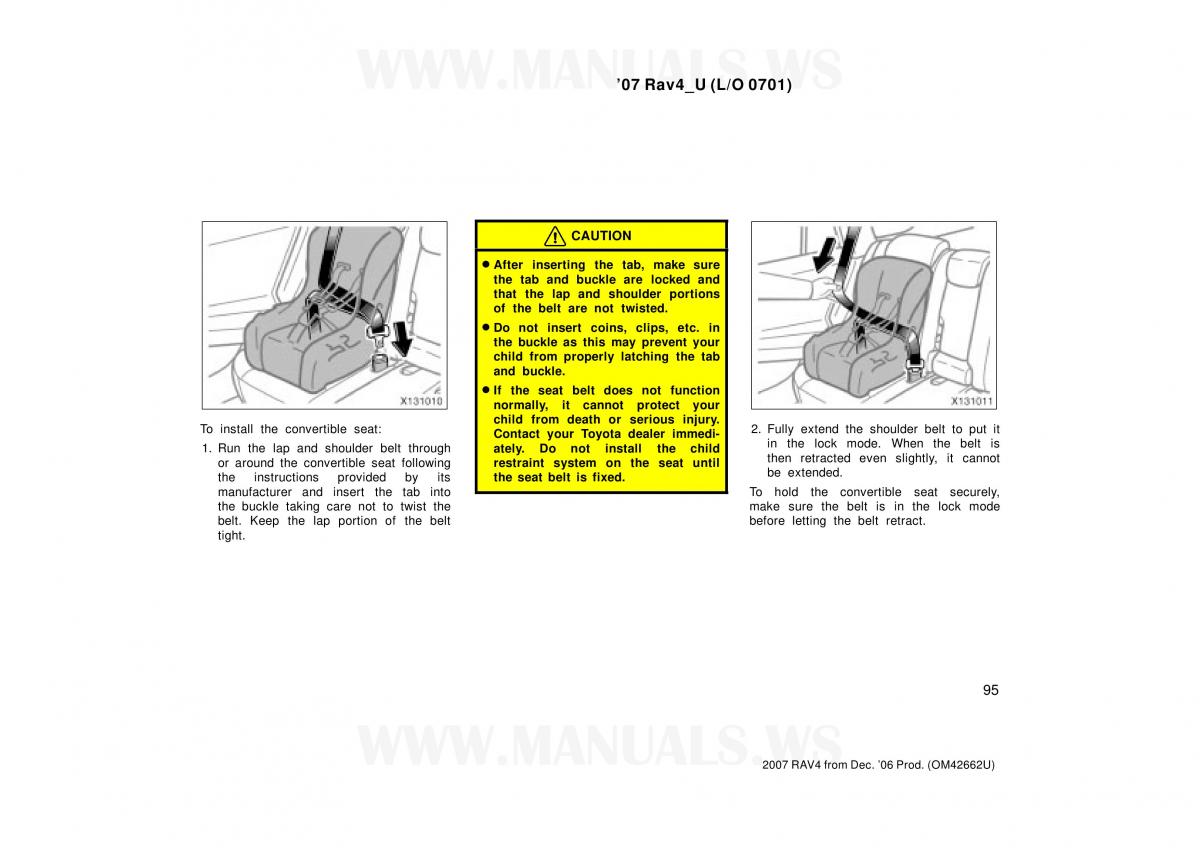 Toyota RAV4 III 3 owners manual / page 95