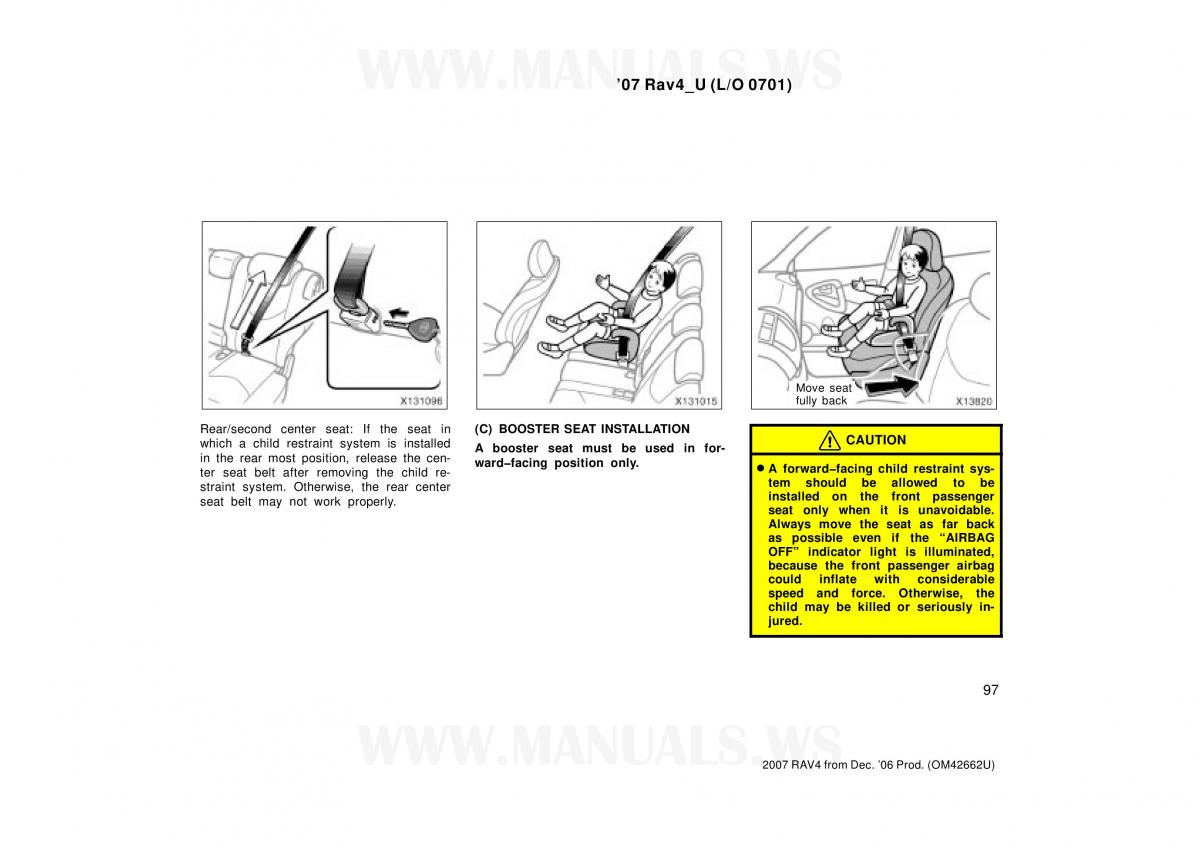 Toyota RAV4 III 3 owners manual / page 97