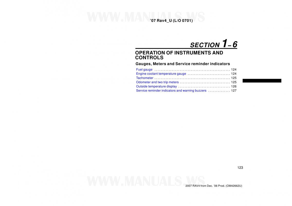 Toyota RAV4 III 3 owners manual / page 123