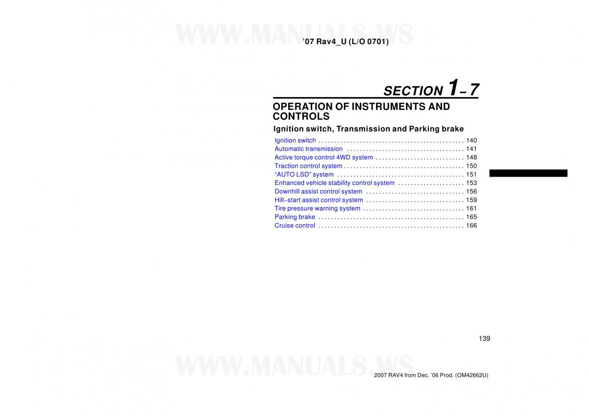 Toyota RAV4 III 3 owners manual / page 139