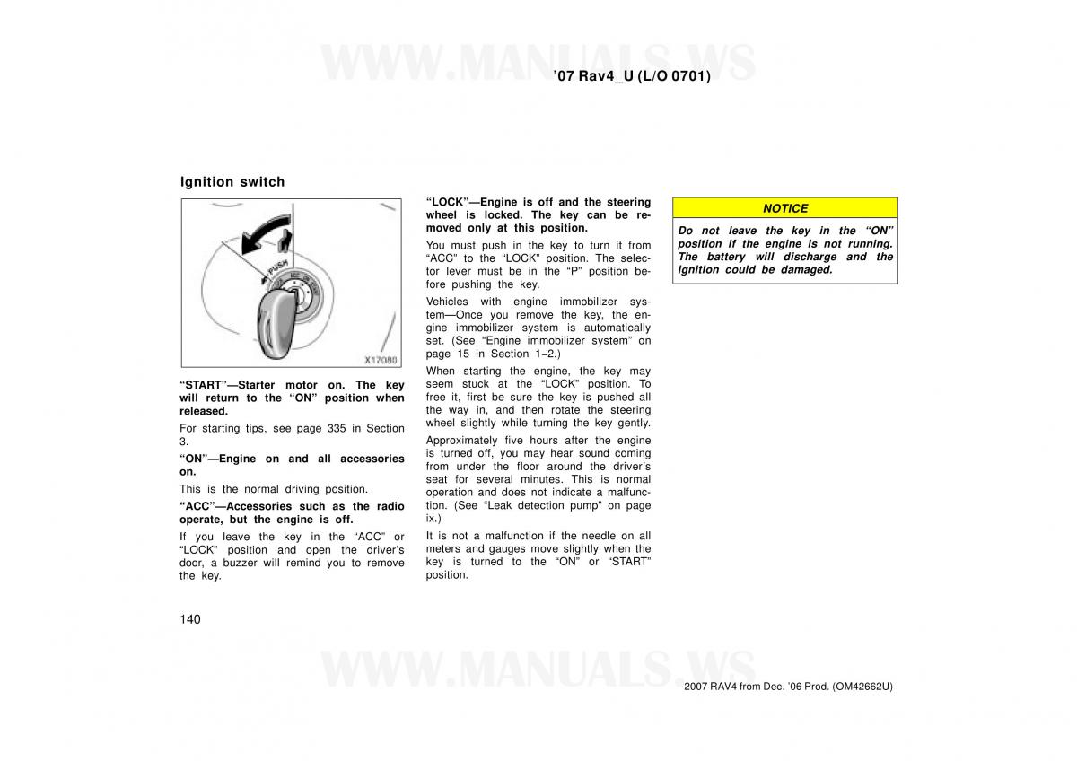 Toyota RAV4 III 3 owners manual / page 140