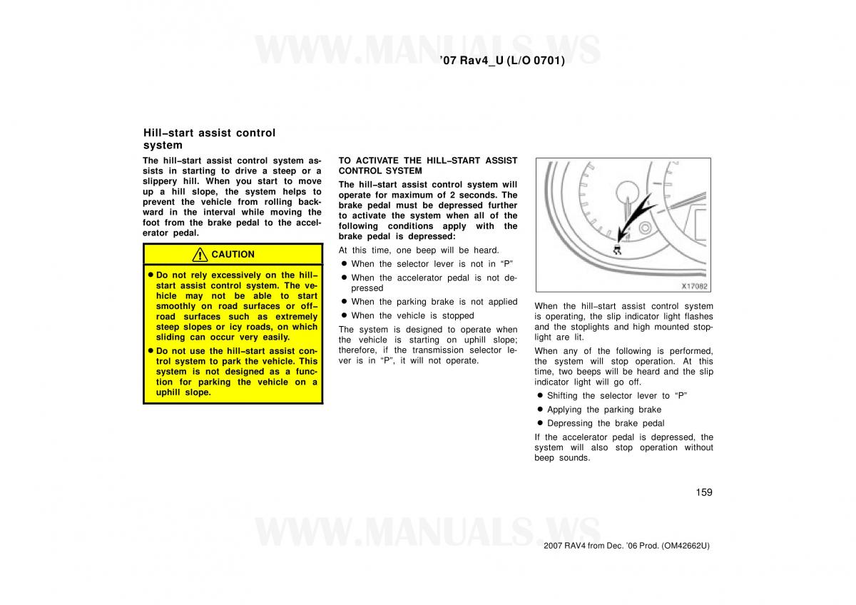 Toyota RAV4 III 3 owners manual / page 159