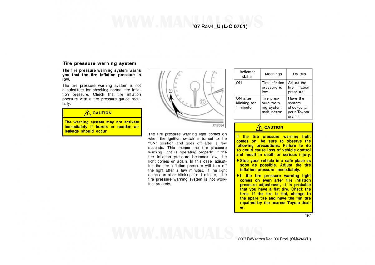 Toyota RAV4 III 3 owners manual / page 161