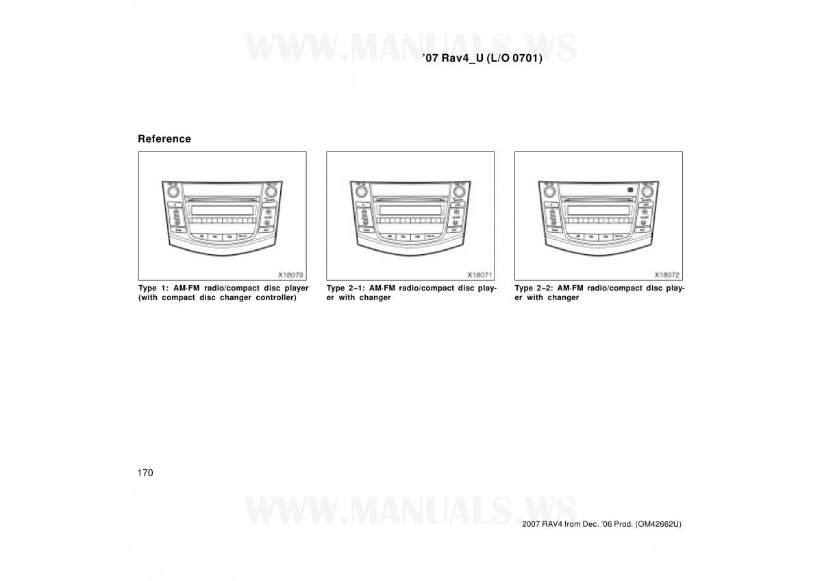 Toyota RAV4 III 3 owners manual / page 170