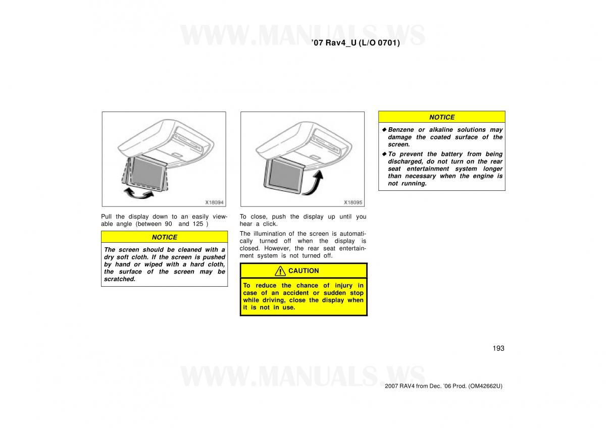 Toyota RAV4 III 3 owners manual / page 193