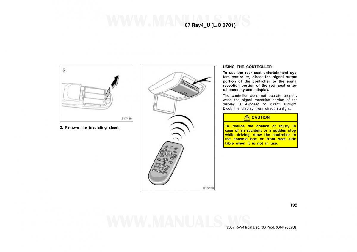 Toyota RAV4 III 3 owners manual / page 195