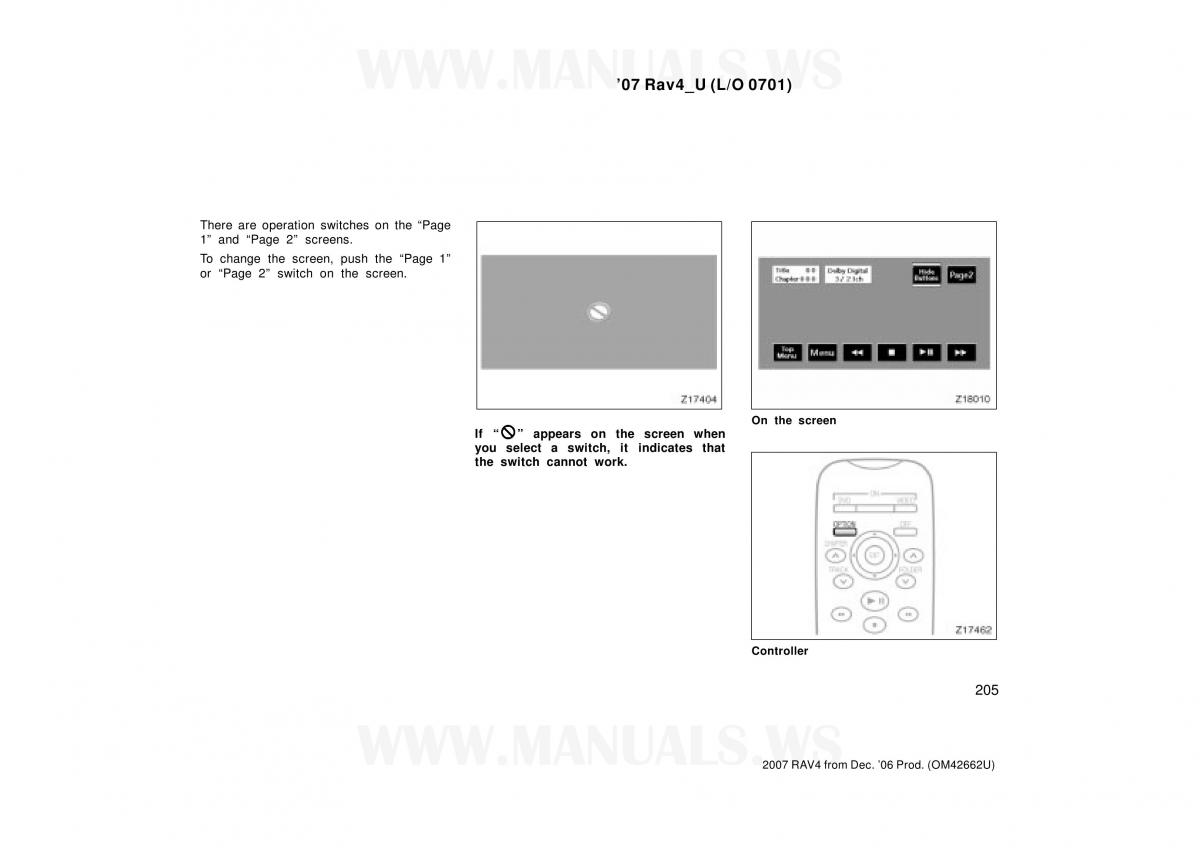 Toyota RAV4 III 3 owners manual / page 205