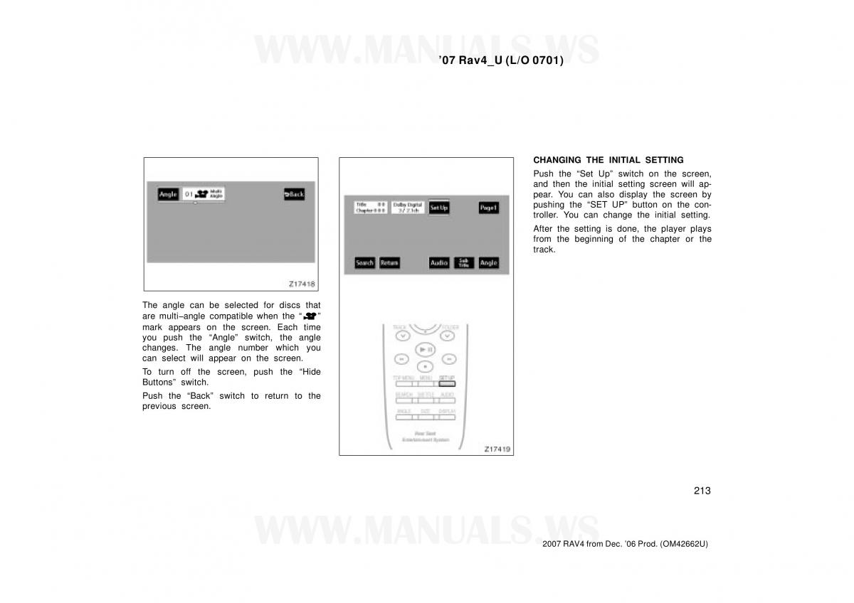 Toyota RAV4 III 3 owners manual / page 213