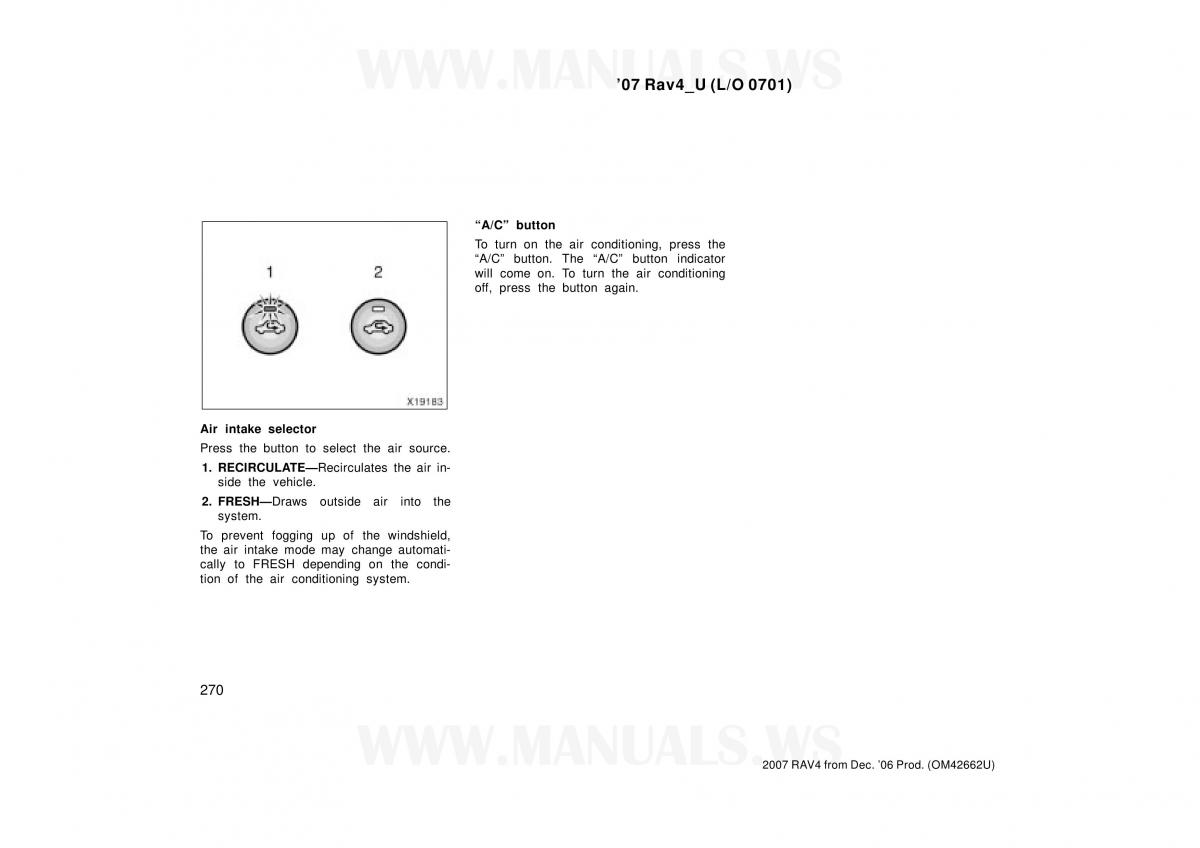 Toyota RAV4 III 3 owners manual / page 270