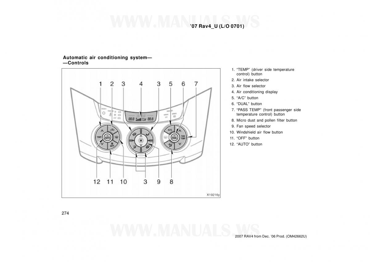 Toyota RAV4 III 3 owners manual / page 274