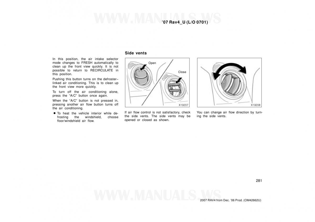 Toyota RAV4 III 3 owners manual / page 281