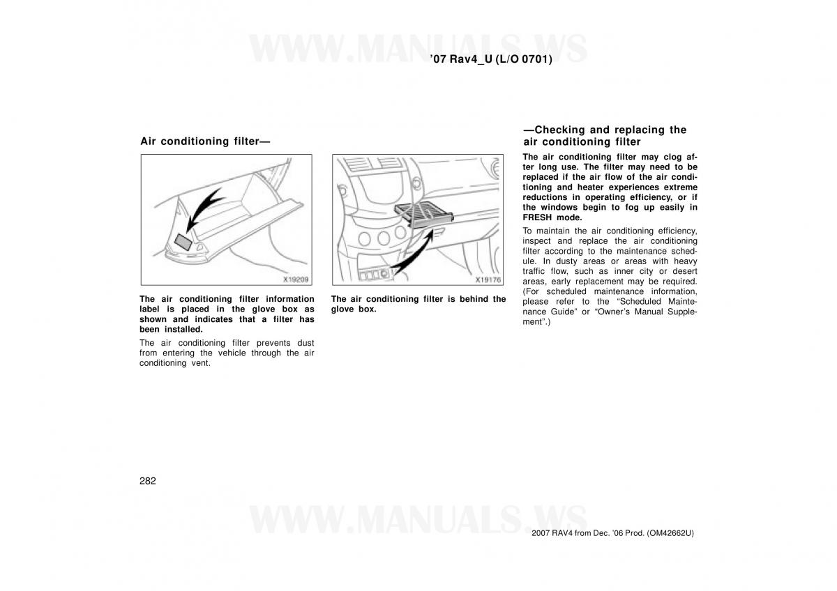 Toyota RAV4 III 3 owners manual / page 282