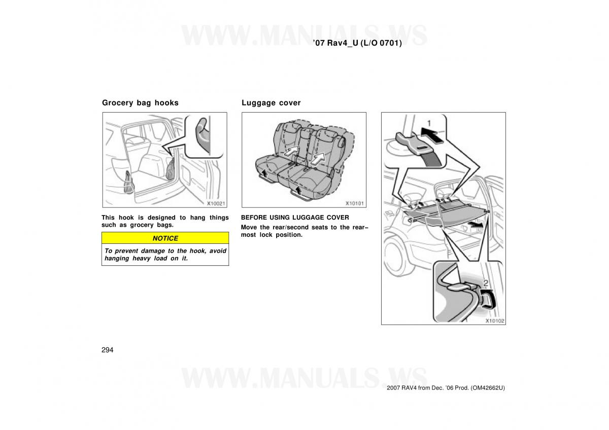 Toyota RAV4 III 3 owners manual / page 294