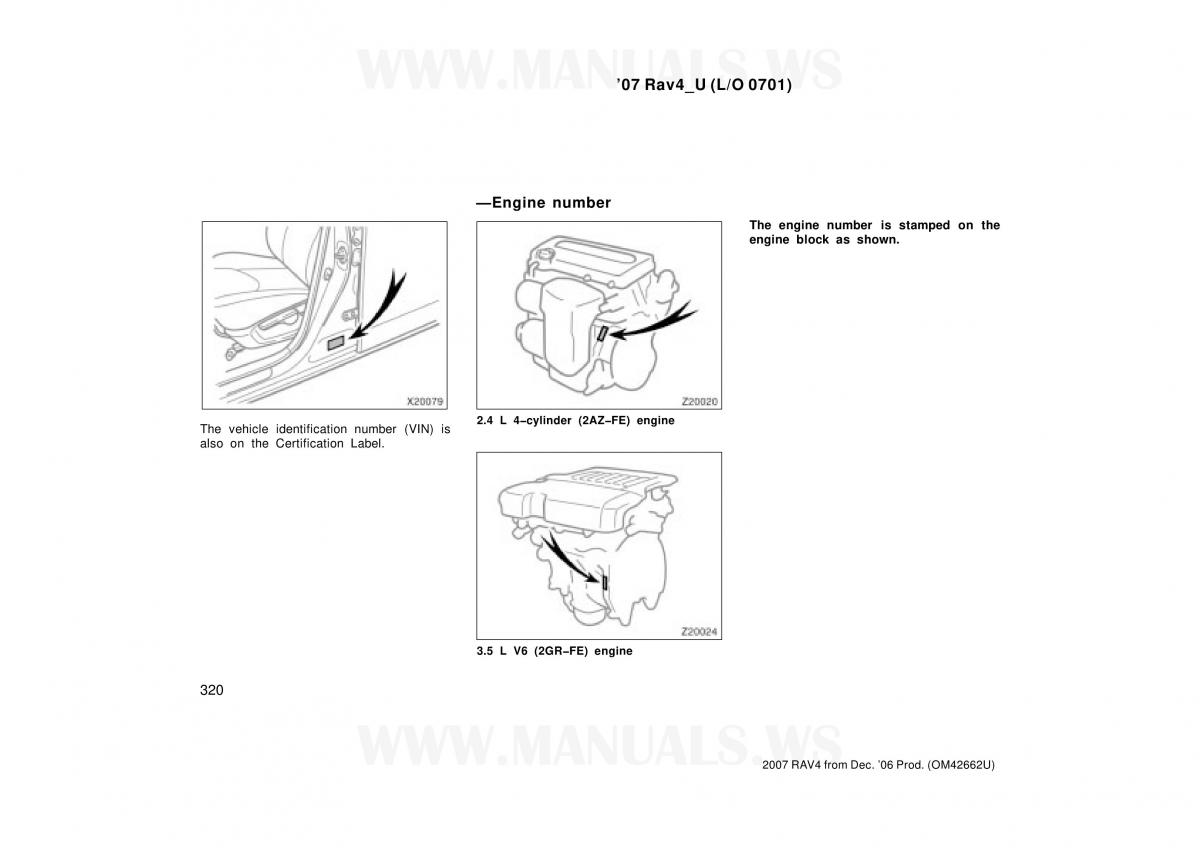 Toyota RAV4 III 3 owners manual / page 320