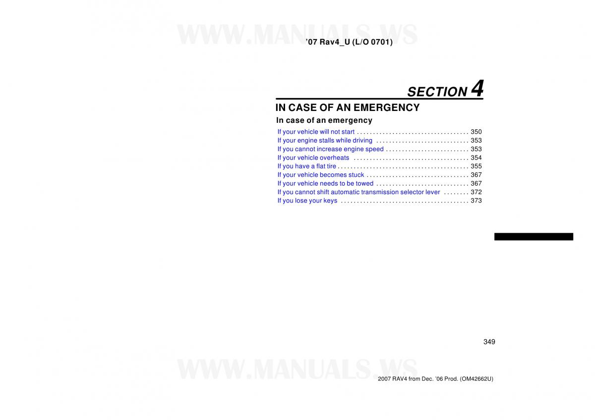 Toyota RAV4 III 3 owners manual / page 349