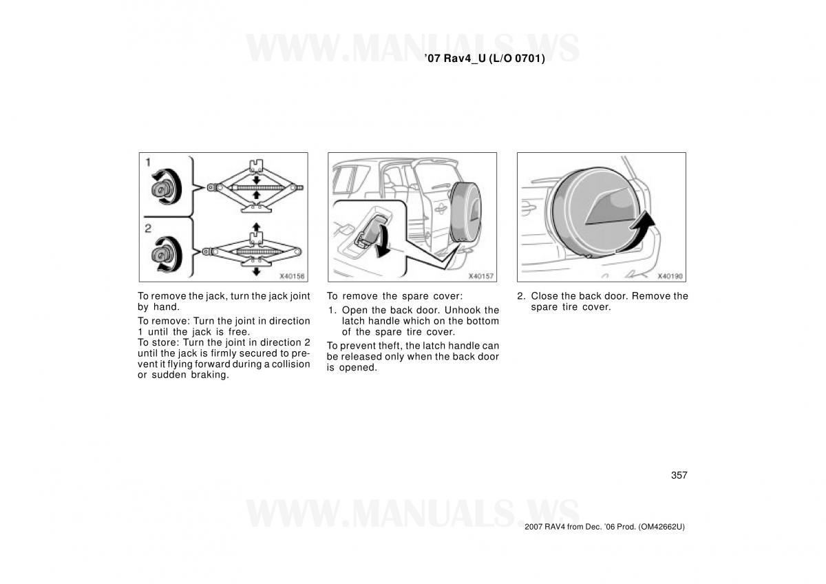 Toyota RAV4 III 3 owners manual / page 357