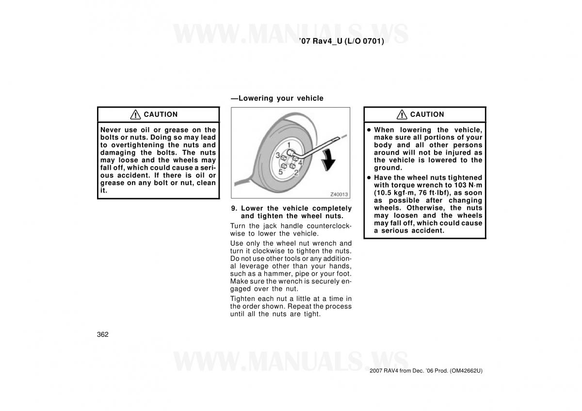 Toyota RAV4 III 3 owners manual / page 362