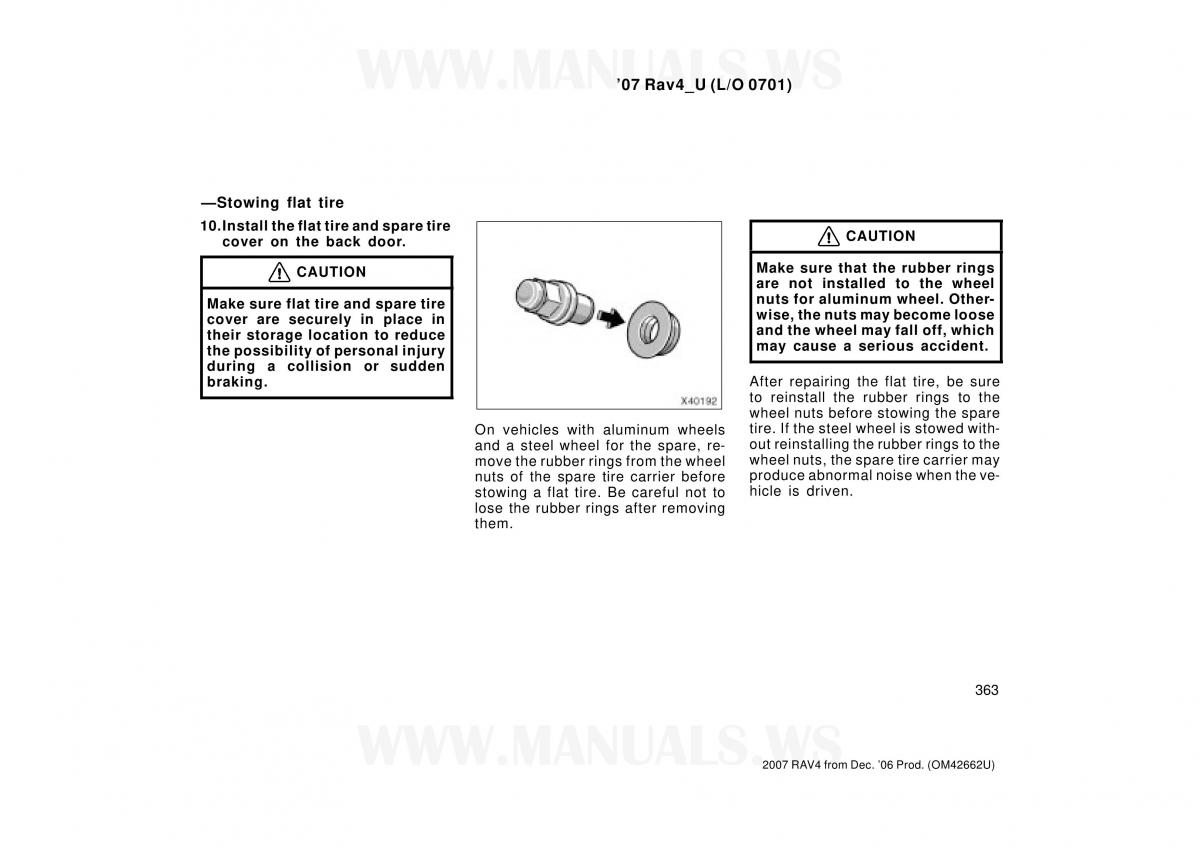 Toyota RAV4 III 3 owners manual / page 363