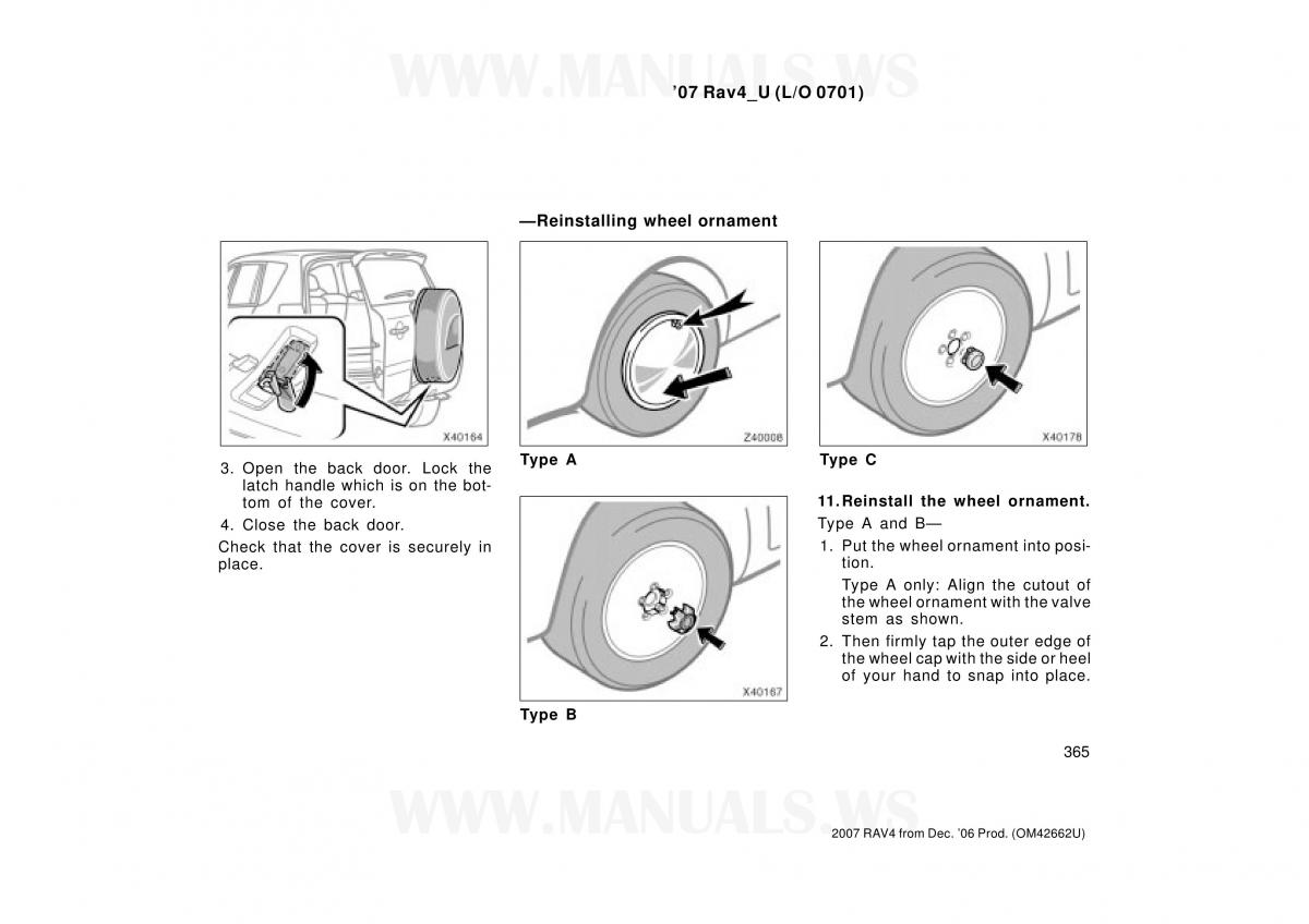 Toyota RAV4 III 3 owners manual / page 365