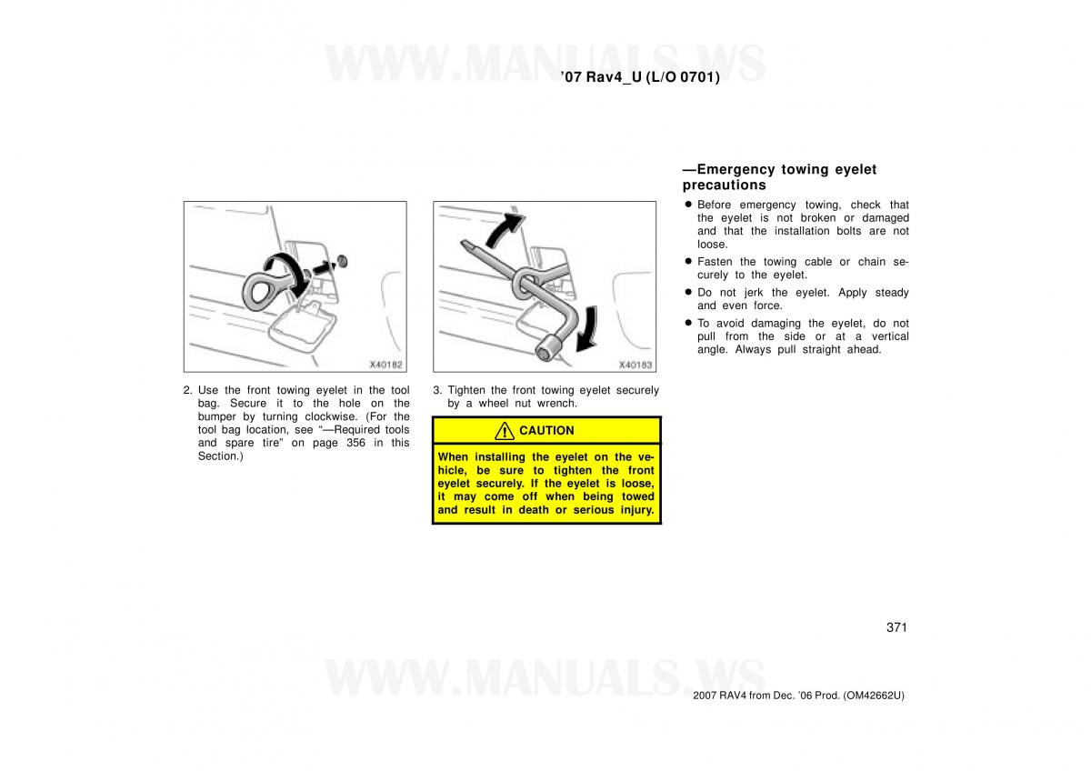 Toyota RAV4 III 3 owners manual / page 371