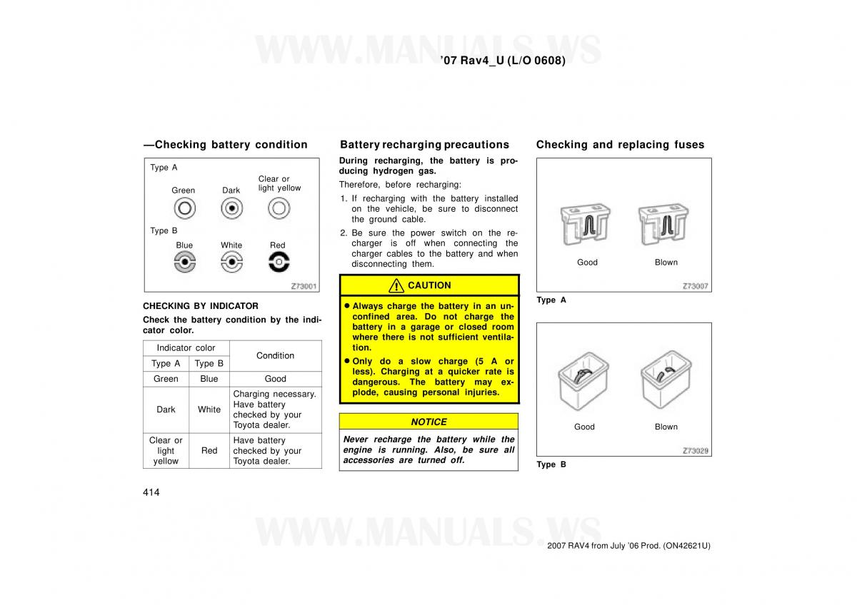 Toyota RAV4 III 3 owners manual / page 428