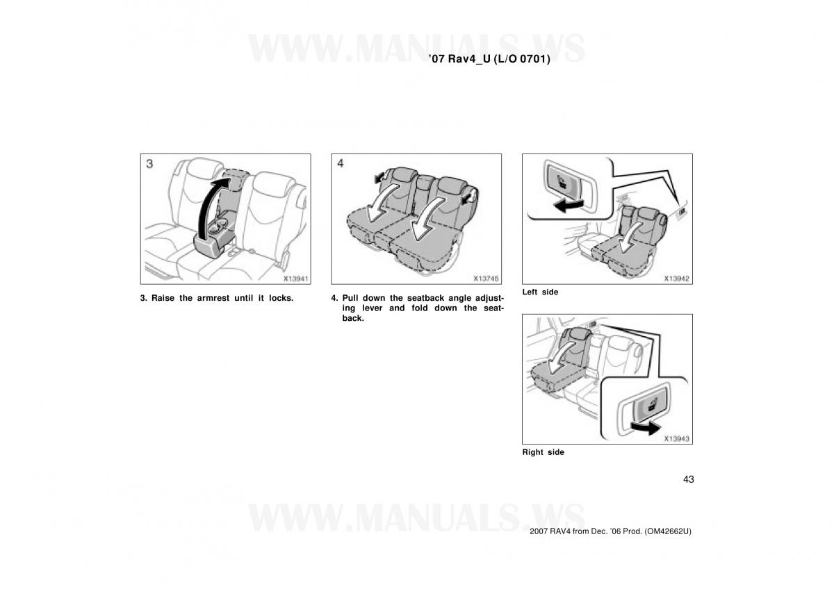 Toyota RAV4 III 3 owners manual / page 43