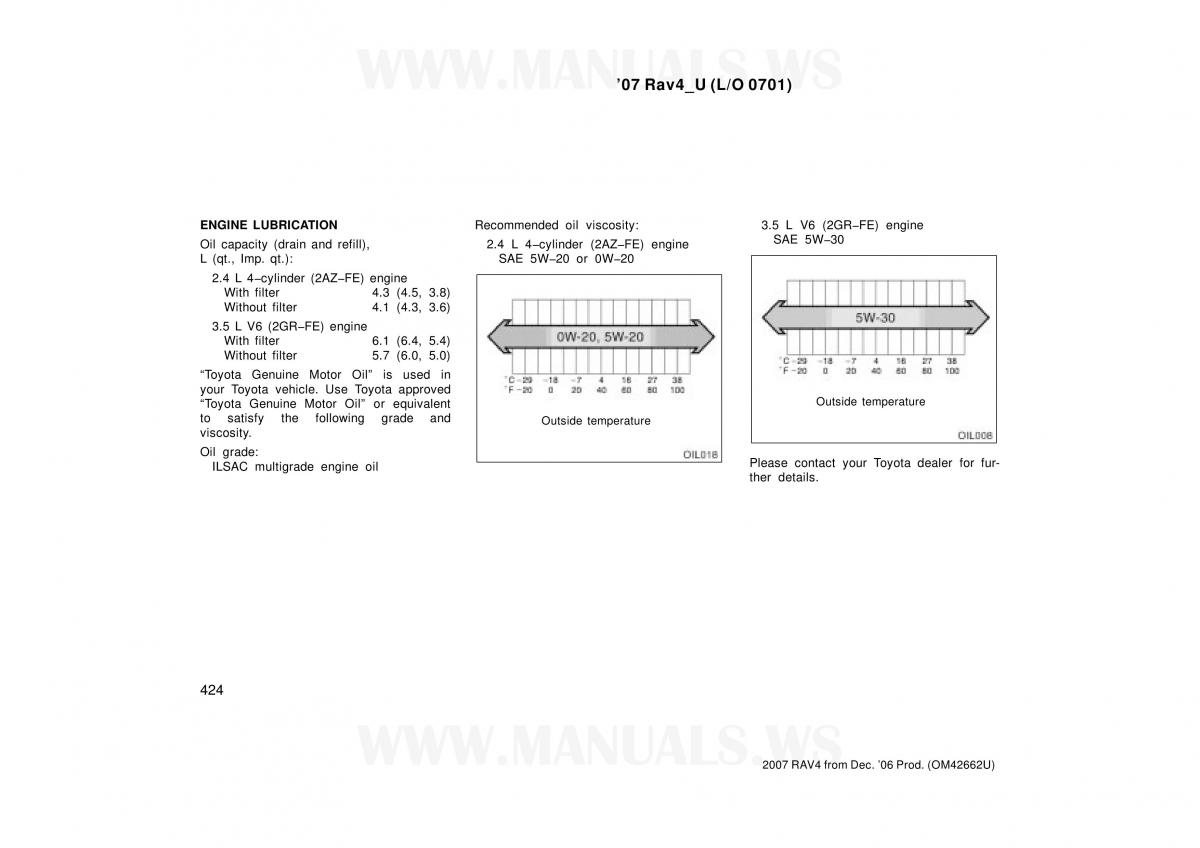 Toyota RAV4 III 3 owners manual / page 438