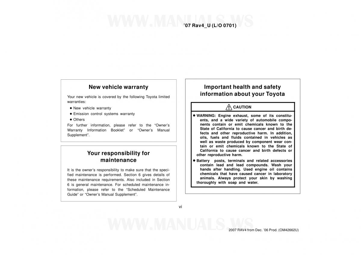 manual  Toyota RAV4 III 3 owners manual / page 450