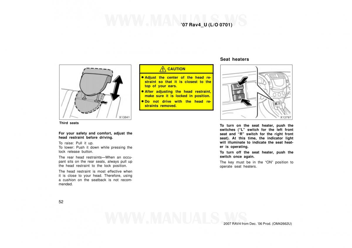 Toyota RAV4 III 3 owners manual / page 52