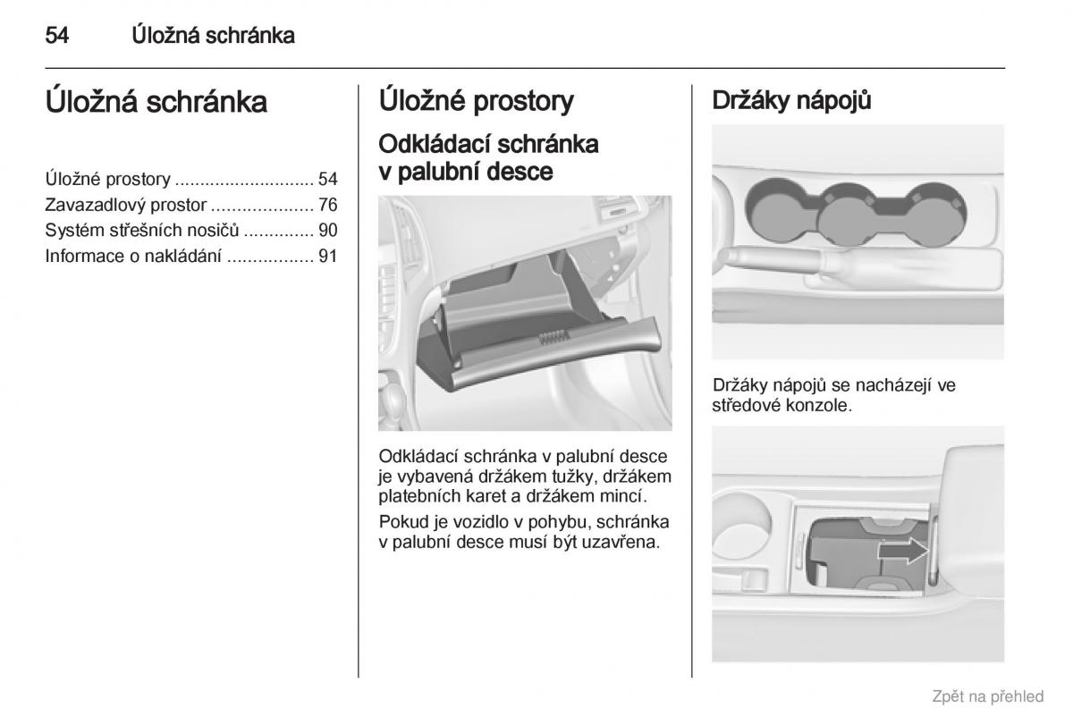 Opel Astra J IV 4 navod k obsludze / page 55