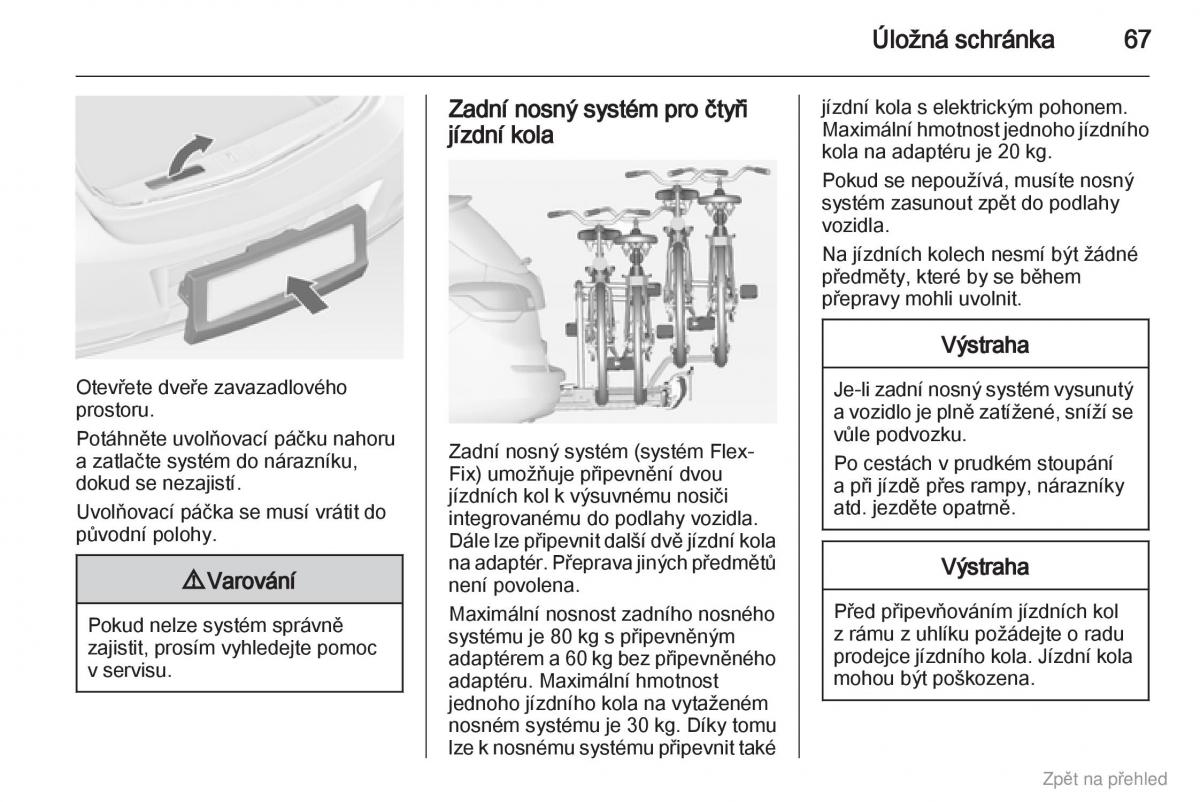 Opel Astra J IV 4 navod k obsludze / page 68