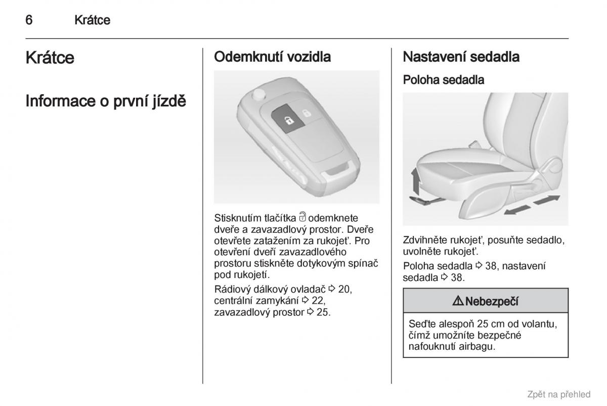 Opel Astra J IV 4 navod k obsludze / page 7