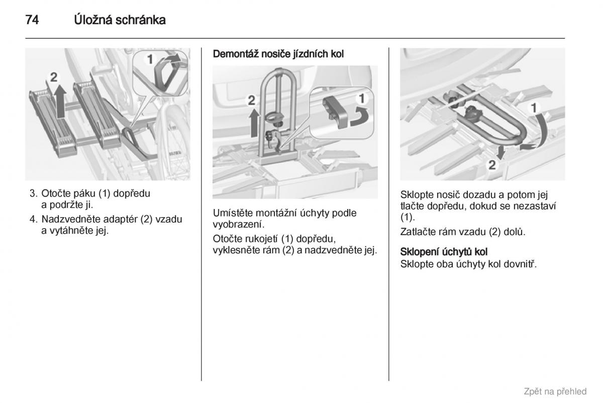 Opel Astra J IV 4 navod k obsludze / page 75