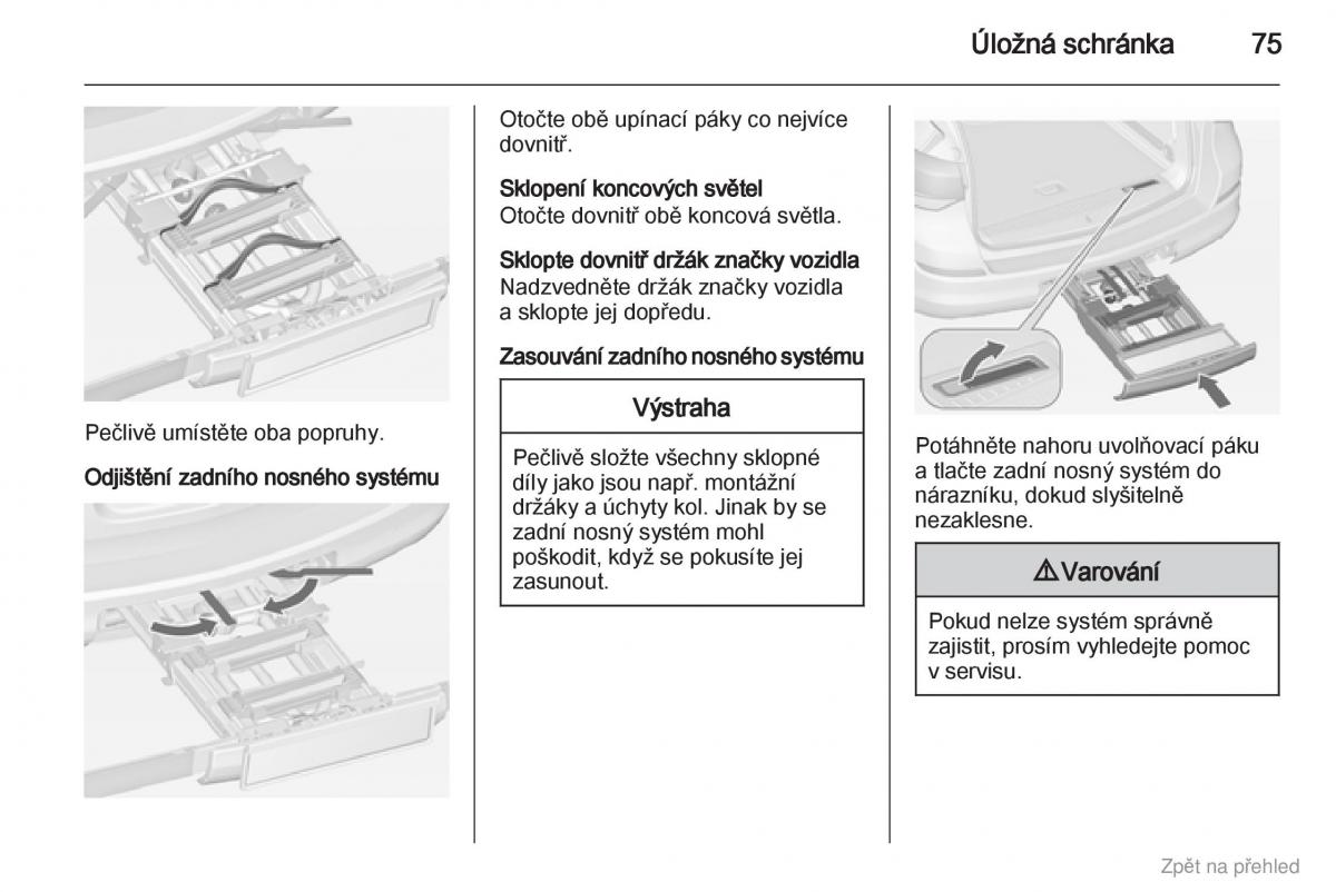 Opel Astra J IV 4 navod k obsludze / page 76