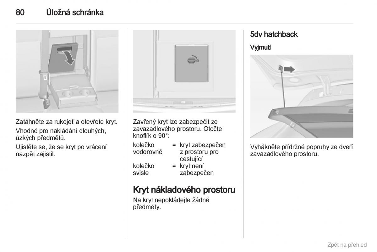 Opel Astra J IV 4 navod k obsludze / page 81