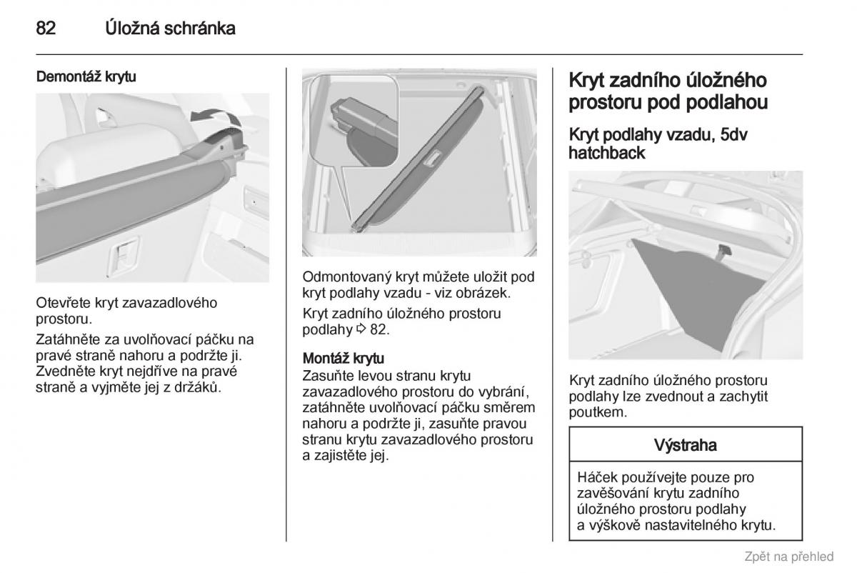 Opel Astra J IV 4 navod k obsludze / page 83