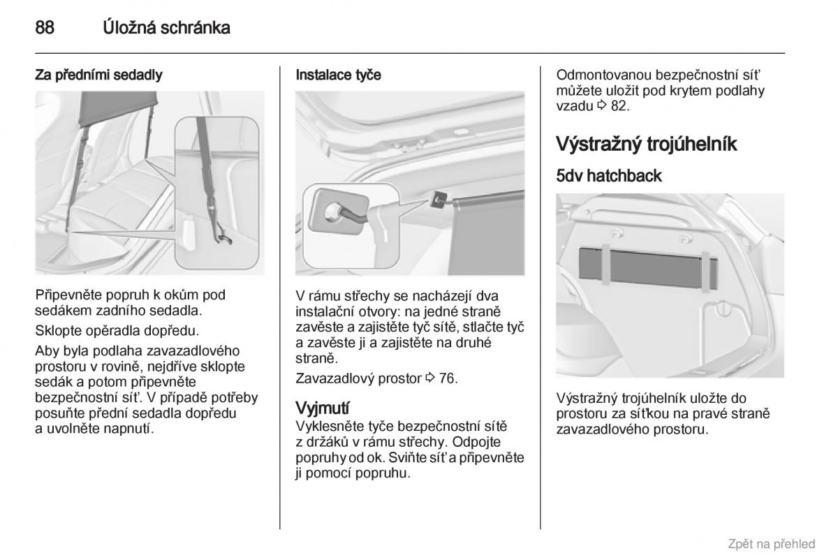 Opel Astra J IV 4 navod k obsludze / page 89