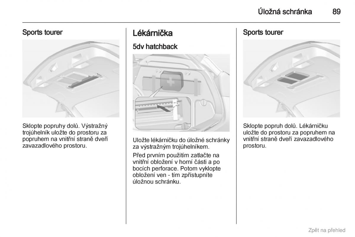 Opel Astra J IV 4 navod k obsludze / page 90