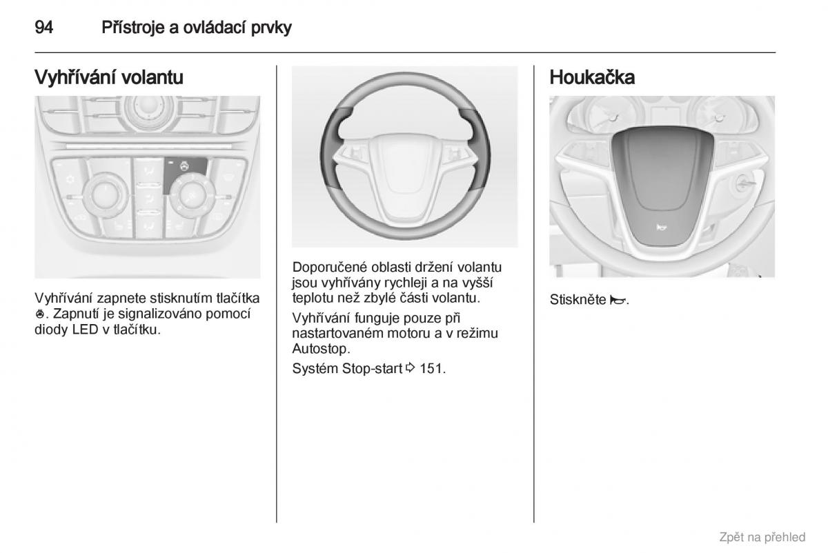 Opel Astra J IV 4 navod k obsludze / page 95